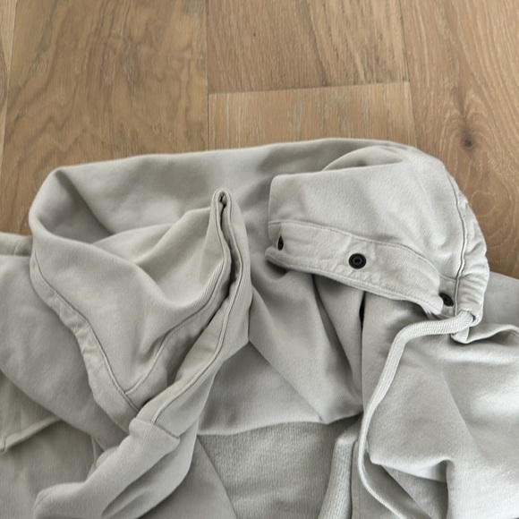 AllSaints Brooke Knit Jacket Hoodie Sweatshirt Wrap Ivory White Oversized Small - Picture 5 of 8